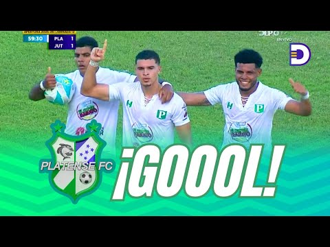 ¡Gol de Erick Puerto! 60 minutos Platense iguala 1-1 el duelo ante Juticalpa FC en la jornada 12