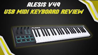 Video thumbnail for Alesis V49 USB Midi Keyboard Review! | The Best USB Midi Keyboard in 2020? by We Review