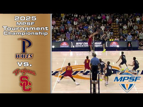 2025 MPSF Volleyball Championship,  Pepperdine vs USC