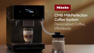 Miele CM6 MilkPerfection Coffee Machine: Personalized