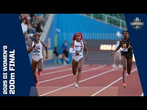 Women's 200m final - 2025 NCAA outdoor track and field championships