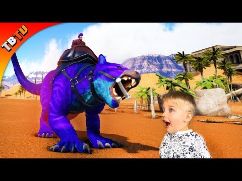 THYLACOLEO AND ALLOSAURUS BREEDING AND MUTATIONS WITH TINY HUMAN! Ark: Ragnarok Extinction Core E10