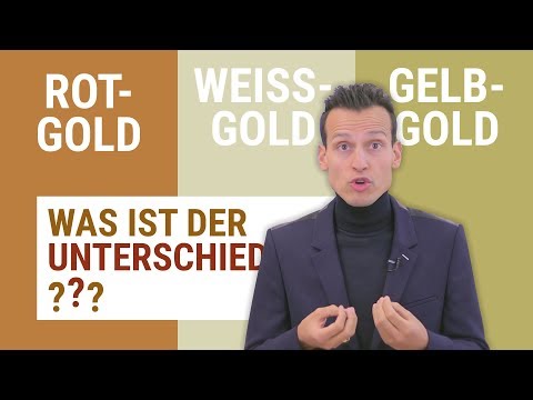 Weißgold, Rotgold, Gelbgold - Was ist der Unterschied?