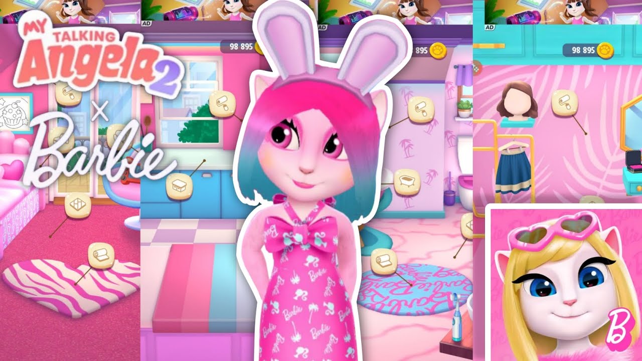 🩷Моя Говорящая Анджела 2 | Барби | НОВОЕ ОБНОВЛЕНИЕ| My Talking Angela 2| BARBIE | NEW UPDATE🩷