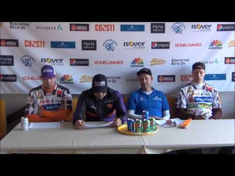 15.5.2016 Hyvinkään Tahko -Sotkamon Jymy, lehdistötilaisuus