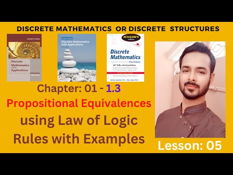 Lesson 05 Law of Logic Rules with Examples | Tautology Contradiction Contingency in Discrete Maths