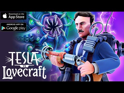 Tesla vs Lovecraft - 4K Mobile iOS Android - iPhone Pro Max - Long Review Gameplay - Cyberpunk