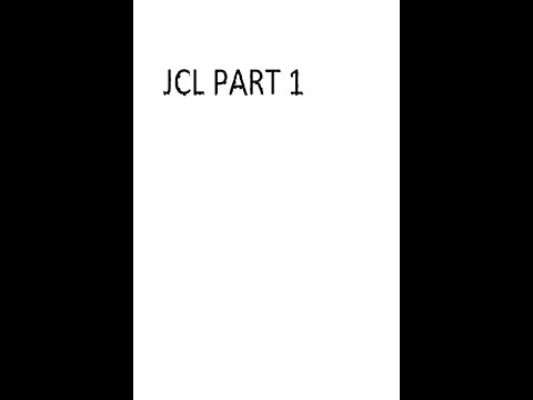 JCL PART 1