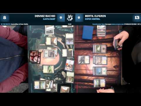 SCV#5 Standard - Round 1 - Dennis Rachid (Ojutai Bant) vs (Esper Dragons) Bertil Elfgren