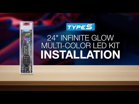 How to Install TYPE S Infinite Glow Multi-Color LED Light Strip – LM534404-24/2