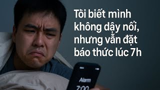 I knew I couldn't get up, but I still set the alarm for 7am.