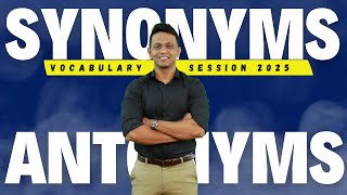 Synonyms and Antonyms 2025 #mpscenglish #vocabulary #maheshpatilzeroer