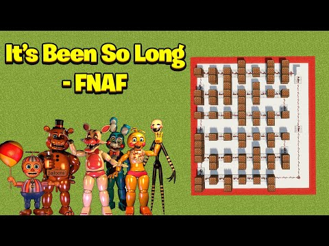 "It's Been So Long" - The Living Tombstone FNAF Minecraft Note Blocks Tutorial