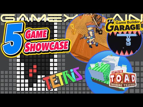 Tetris in Game Builder Garage! + Metal Gear Solid, Captain Toad, VVVVV, & AMAZING Tower-Defense Game