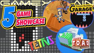 Tetris in Game Builder Garage! + Metal Gear Solid, Captain Toad, VVVVV, & AMAZING Tower-Defense Game