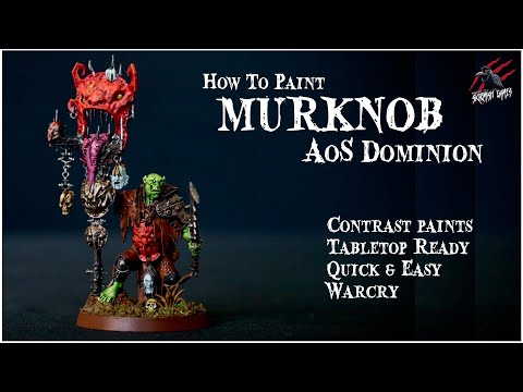 HOW TO PAINT KRULEBOYZ MURKNOB - Warhammer Age Of Sigmar Warcry Contrast Paints Step By Step Easy!