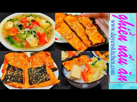 Canh Bắp Cải Rau Cần - Khô Chay Lăn Phồng