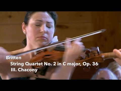 Britten: String Quartet No. 2, III. Chacony - ChamberFest Cleveland (2013)
