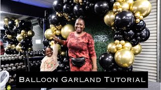 Set Up With Me | Balloon Garland Tutorial