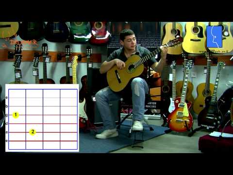 לימוד גיטרה - אקורדים