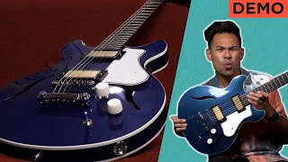 Video thumbnail for Midnight Blues - Harmony Comet Semi-Hollow Electric Guitar by JayLeonardJ
