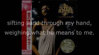 Donna Summer - Whispering Waves LYRICS - SHM &quot;Love to Love You Baby&quot; 1975