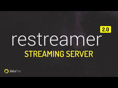 Datarhei restreamer V2 - Streaming Server für professionelle Anwendungen jeder Größe
