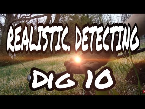 Metal Detecting with White's Classic ID at Homesite Dig10