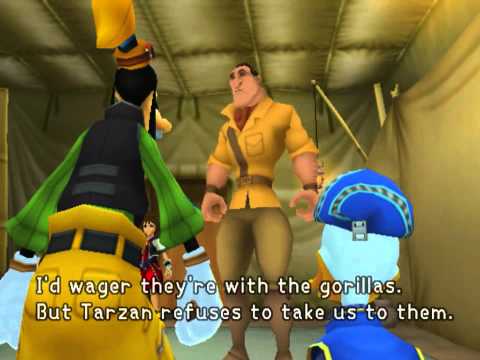 Kingdom Hearts, English cutscene: 69 - Clayton - HD 720p