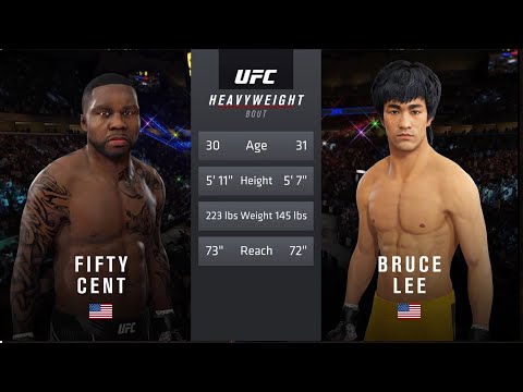 50 Cent vs Bruce Lee | UFC 4 | KO