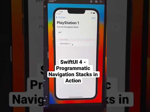 SwiftUI 4 - Programmatic NavigationStack hierarchy in Action thumbnail