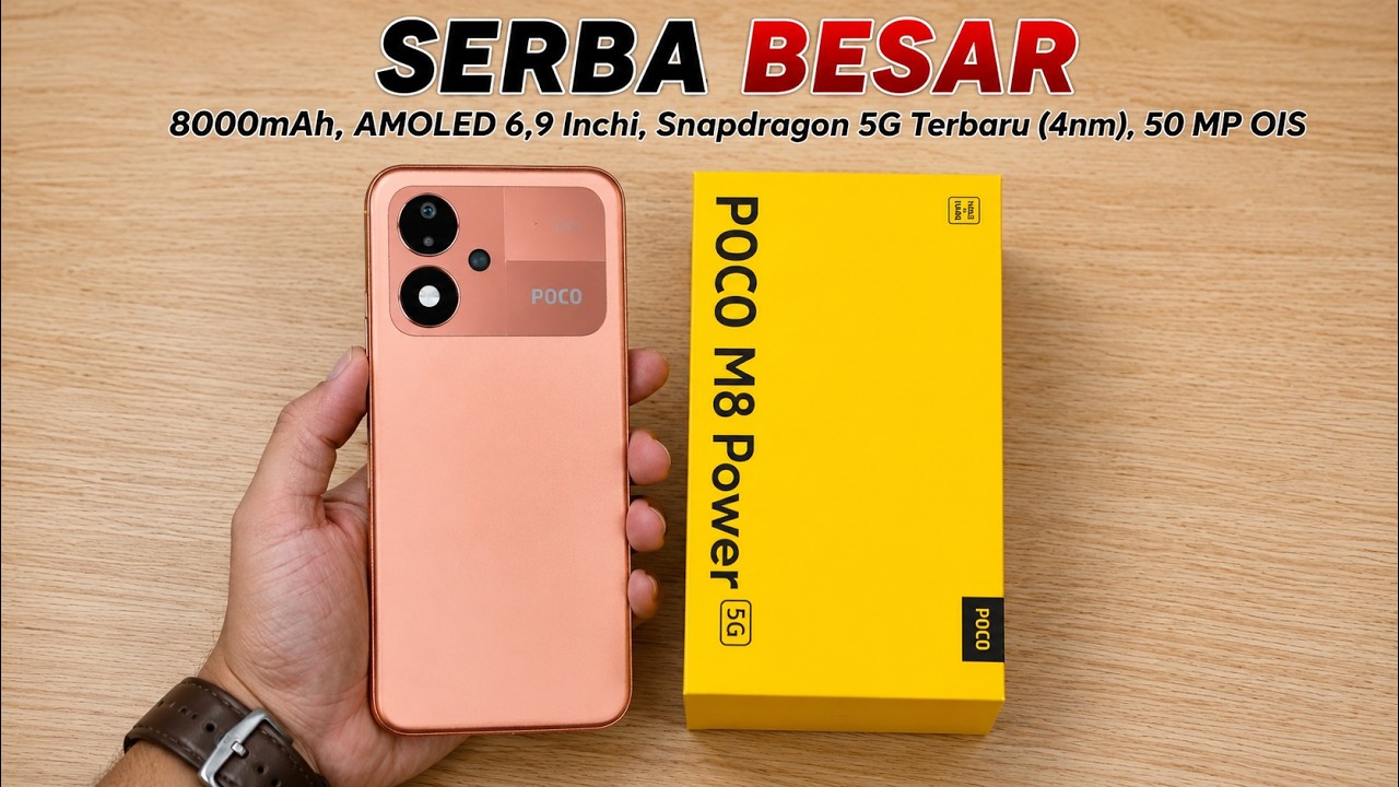 SUMPAH INI SIH GILA‼️POCO M8 POWER KALI INI SPEKNYA NGERI