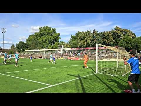 VfR Mannheim - Göppinger SV / Das 1:1 durch Alexander Esswein