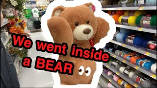 GIANT TEDDY BEAR COMES TO LIFE AT WALMART!!! 😱 😱 (MUST WATCH)