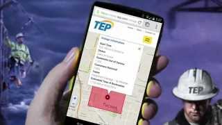 TEP's Outage Center and Map