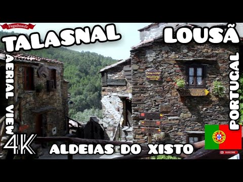 TALASNAL - Lousã - Portugal | Aldeias do Xisto | Aerial View 4K