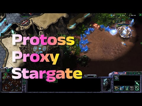 Starcraft 2 - TvP - Defending against Protoss Proxy Stargate.
