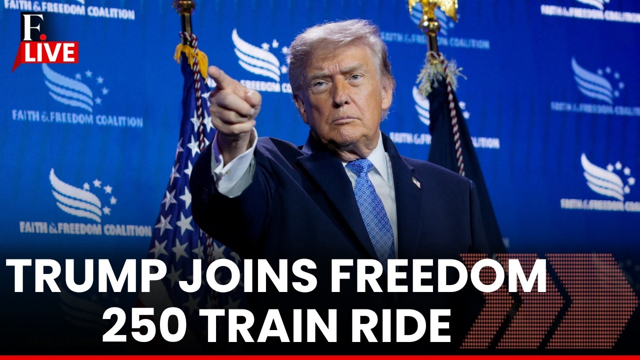 WATCH LIVE: Donald Trump Arrives for Freedom 250 Train Ride & Welcome Ceremony