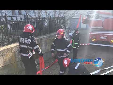 Dorohoi News - Simulare incendiu BCR Dorohoi - 19 februarie 2019