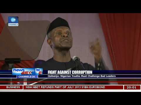 You Must Challenge Bad Leaders, VP Osinbajo Tells Youths