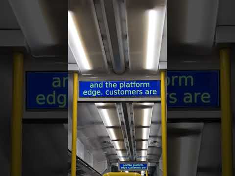 Northern trains - Manchester Piccadilly terminus announcement