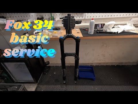 Fox 34 50hr service, with Air shaft service!