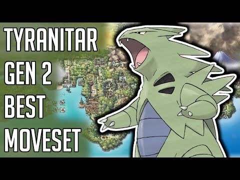 Tyranitar Gen 2 Best Moveset - Tyranitar Best Moveset Moves Pokemon Gold Silver Crystal