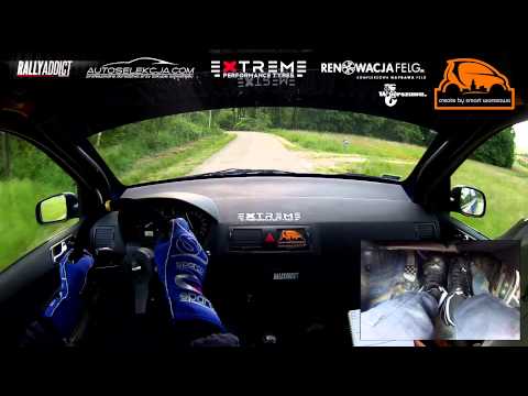 1. Rajd Rzeszowiak 2015 - P. Krysztowiak / K. Machnikowski - onboard SZ6 - Niechobrz 3
