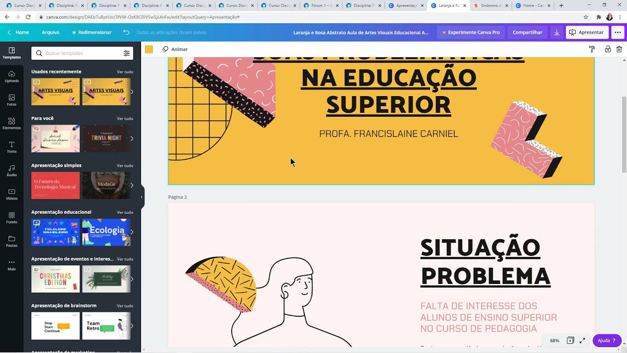 COMO FAZER SLIDE NO CANVA