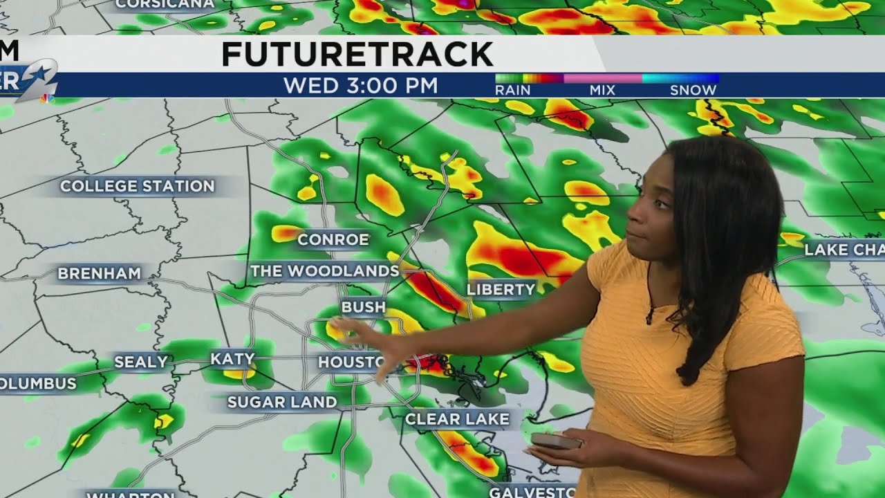 Houston rain update: When to expect the heaviest downpours