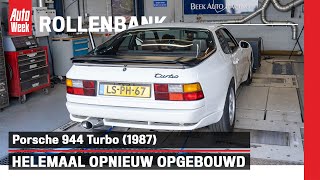 Porsche 944 Turbo (1987) - Op de rollenbank
