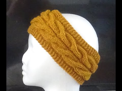 Knitting Cable Headband
