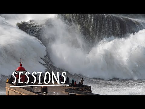 Lucas "Chumbo" Chianca Takes On Giant Winter Storm Helena Surf At Nazaré | Sessions