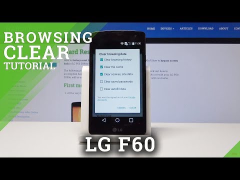 How to Delete Browser Data in LG F60 - Clear Cookies & History